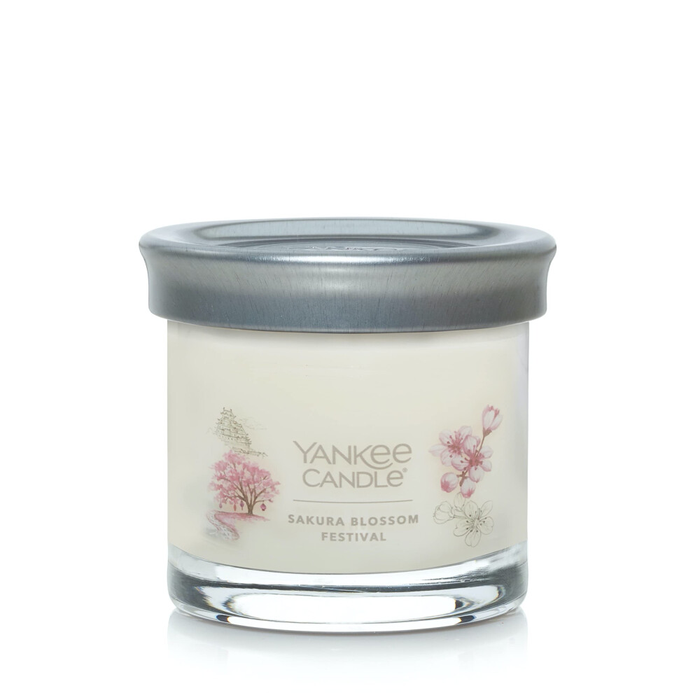 Yankee Candle Sakura Blossom Festival Scented  Signature 4.3oz Small Tumbler Single Wick Candle  Over 20 Hours of Burn Time