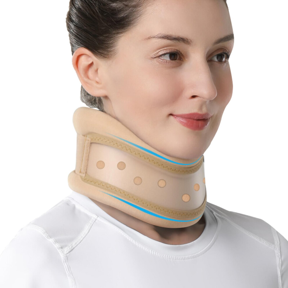 Velpeau Neck Brace For Neck Pain And Support - Soft Cervical Collar For Sleeping Snoozing Sleeping Upright Anti-Snoring Sleep Apnea For Women & Me