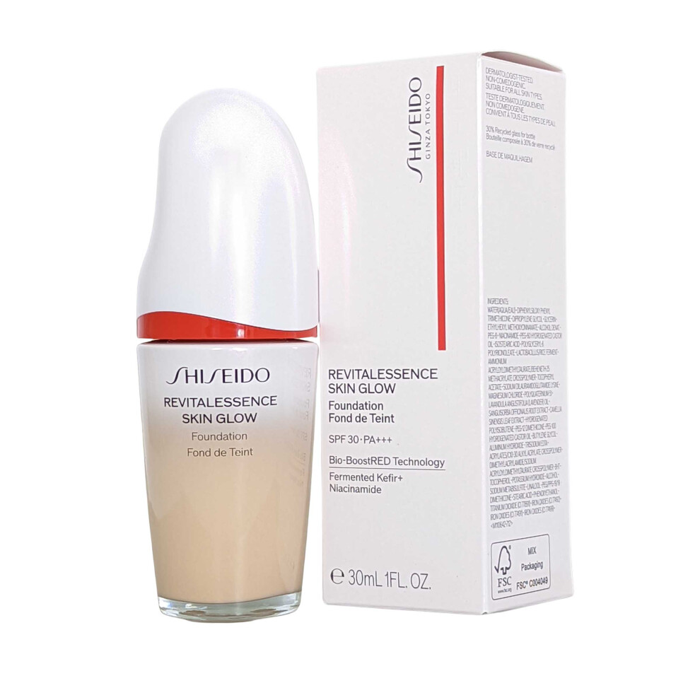 Revitalessence Shiseido Skin Glow Foundation SPF30 Bio-Boost 30ml Birch #210
