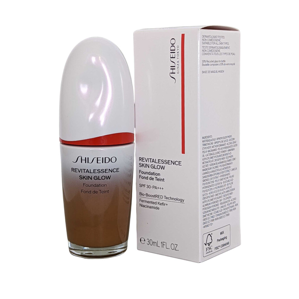 Revitalessence Shiseido Skin Glow Foundation SPF30 Bio-Boost 30ml Cedar #430
