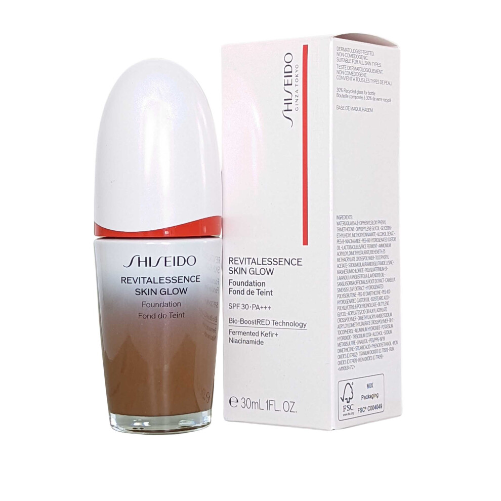Revitalessence Shiseido Skin Glow Foundation SPF30 Bio-Boost 30ml Topaz #460