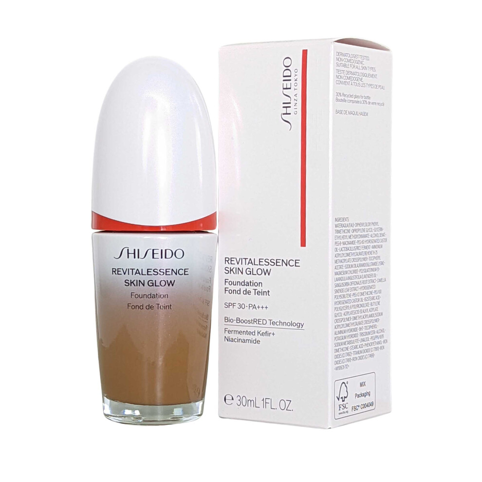 Revitalessence Shiseido Skin Glow Foundation SPF30 Bio-Boost 30ml Suede #510