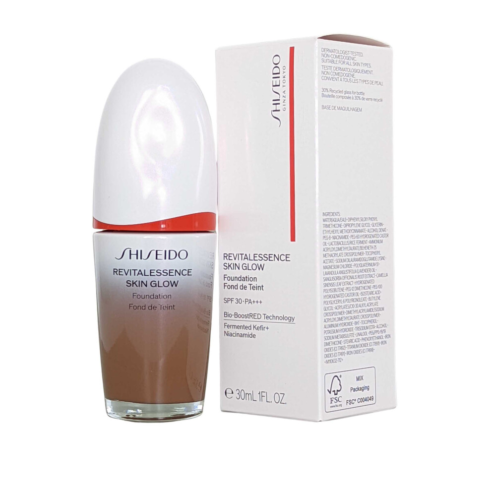 Revitalessence Shiseido Skin Glow Foundation SPF30 Bio-Boost 30ml Rosewood #520
