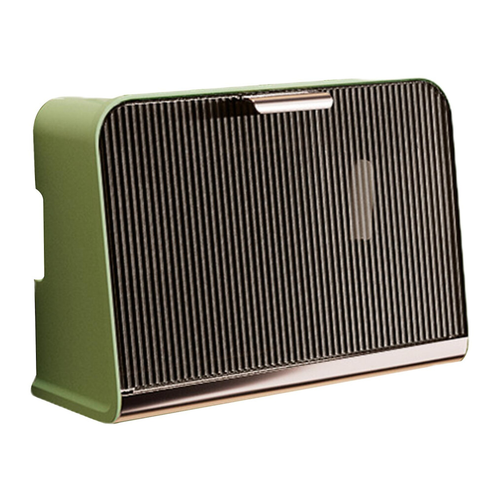 (Green, L) Wi-Fi Router Shelf Large Capacity Dustproof Edge Simple Save Space Plastic Wire Cable Storage-image-OPC-PFT6YVT-NEW