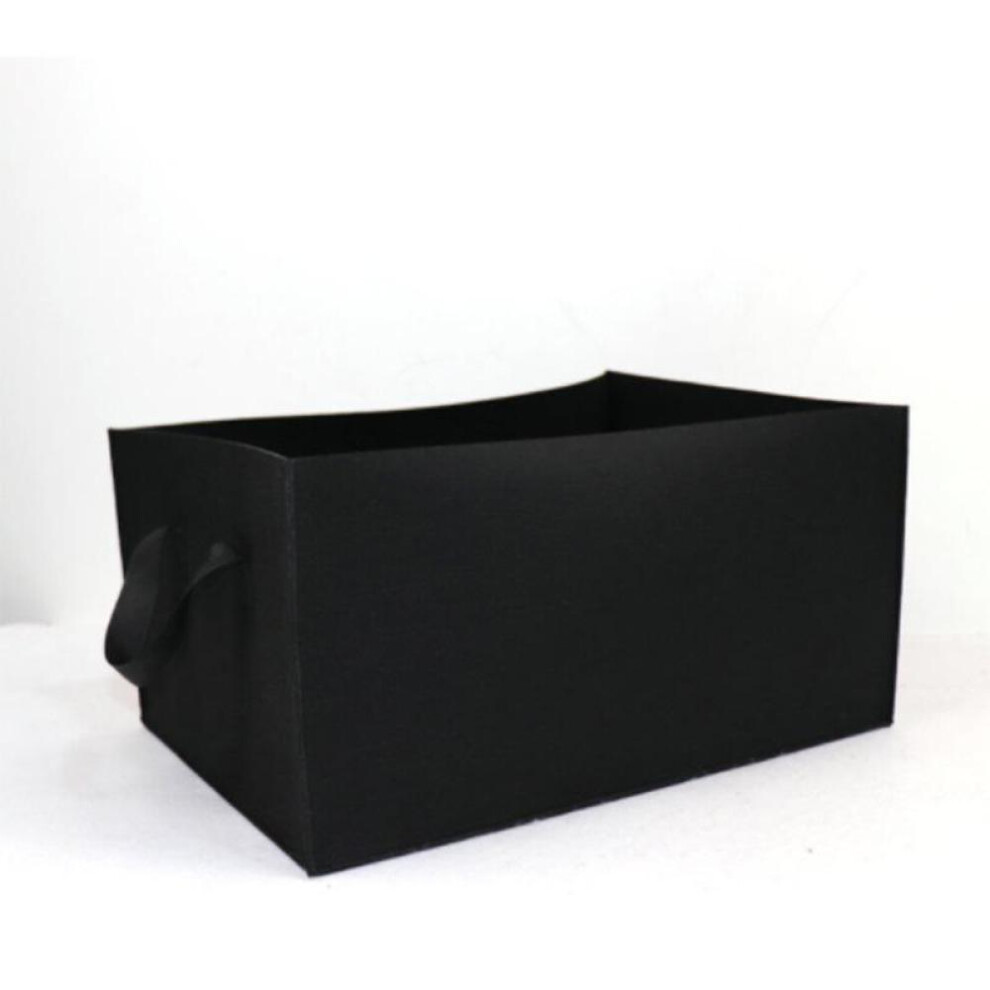 (black, 50*30*20cm) Fabric Raised Garden Bed Square Felt Garden Flower Grow Bag Vegetable Planting Bag Planter Pot With Handles Planting Bag