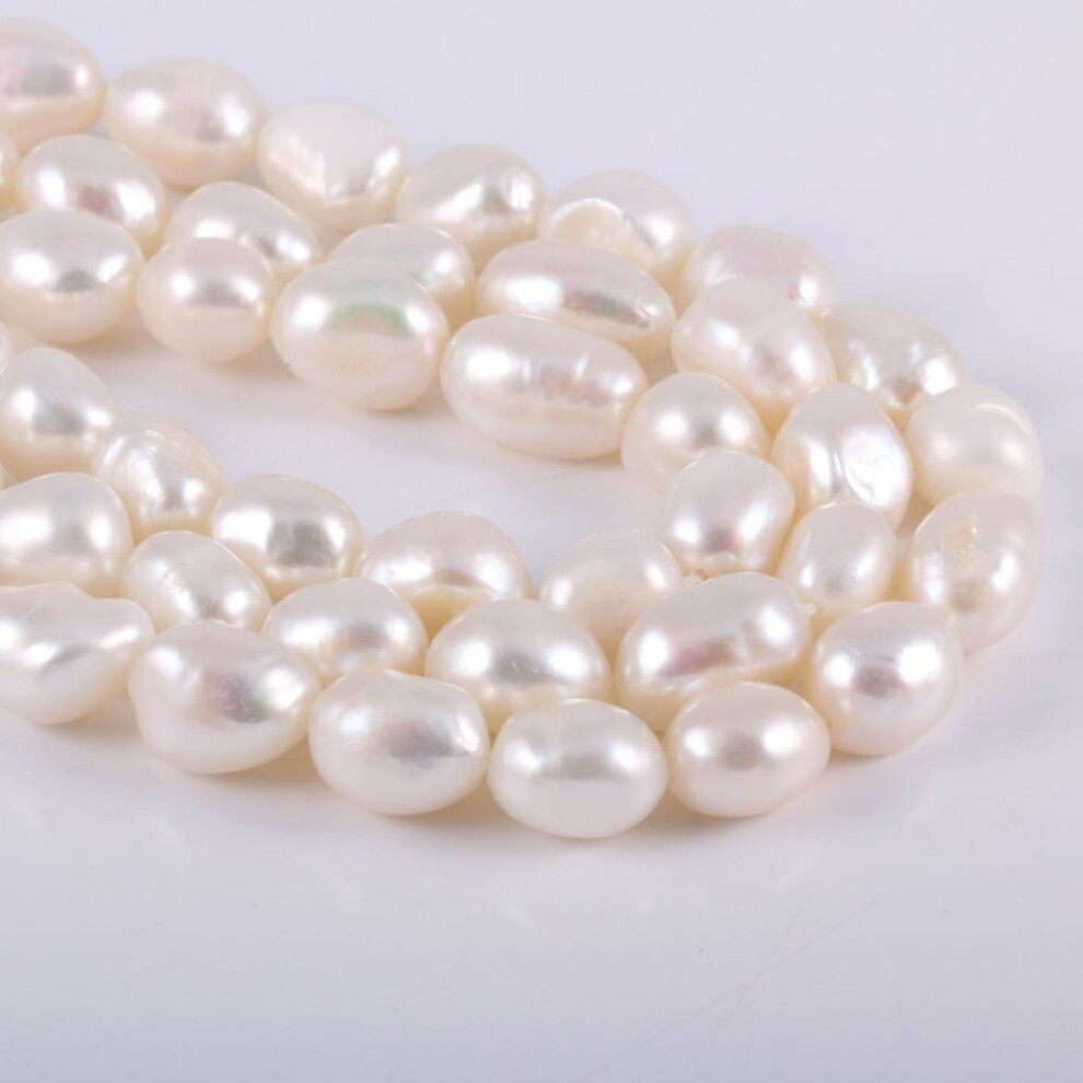 (white, 7-8 mm) Irregular Natural Freshwater Pearl Loose Beads Gemstone Charms For Diy Necklace Bracelet Earring Jewelry Making