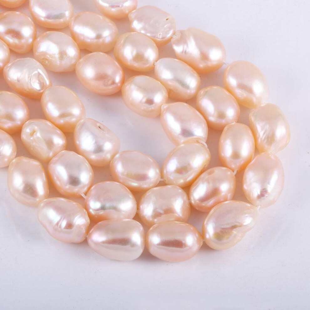 (pink, 8-9 mm) Irregular Natural Freshwater Pearl Loose Beads Gemstone Charms For Diy Necklace Bracelet Earring Jewelry Making