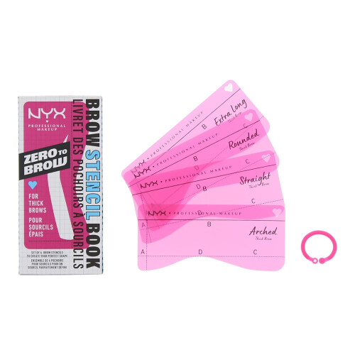 NYX Professional Makeup NYX Zero To Brow Stencil 4pcs