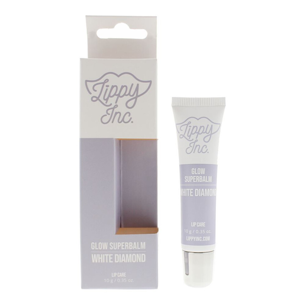 Lippy Inc. Glow Superbalm Lip Care 10g - White Diamond - Image 7
