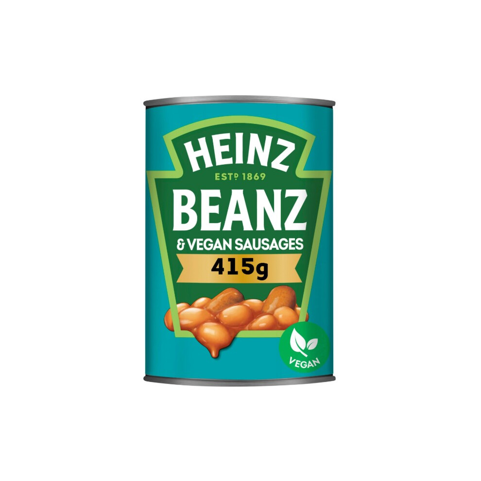 Kidzbuzz Heinz Baked Beans And Vegan Sausages 415G
