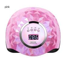 (pink, UK Plug) 600W UV LED Nail Lamp High Quality Nail Dryer Lamp with Automatic Sensor LED Light 4 Timer Professional Manicure Pedicure Nail Epuipment