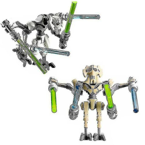 2 Pieces Star War Mini Figures General Grievous Action Figures Toy