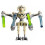2 Pieces Star War Mini Figures General Grievous Action Figures Toy 2