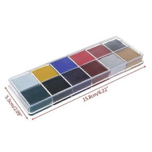 2022 Qatar World Cup body painting play clown Halloween makeup face painting oil 12 colors face painting