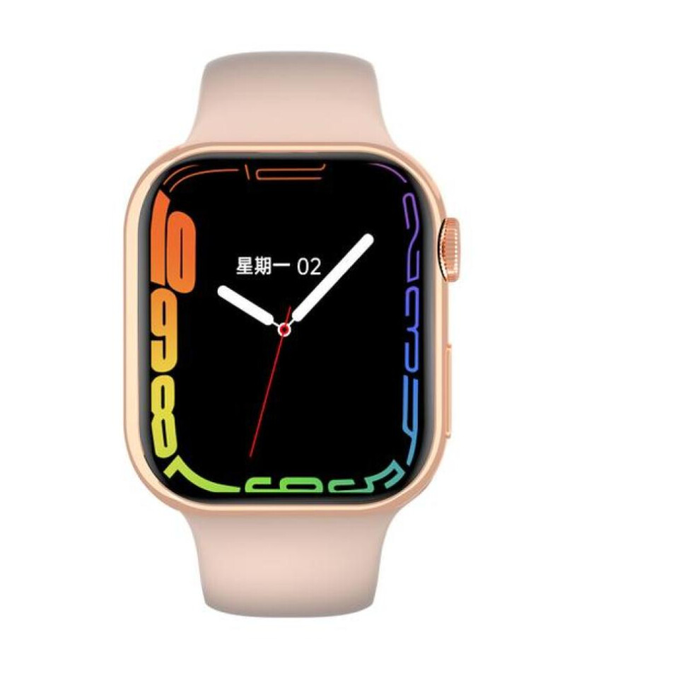 (pink, Silica gel) 2023 New Smart Watch Women Nfc Smartwatch Men Women Bluetooth Call Waterproof Wireless Charging Hd Screen For   +box