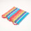 Homescapes (Set of 4) Multi Stripe Seat Pad with Button Straps 100% Cotton 4