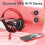 (Red) Over-ear Bluetooth Headphones, 6s Foldable Wireless Headphones, 6 Eq Modes 2