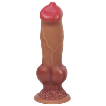 (XL:33cm*6.8cm) Huge Silicone Animal Dildo Anal Plug Sex Toy for Men Women Suction Cup Adult Supplies Large Dog Dildo