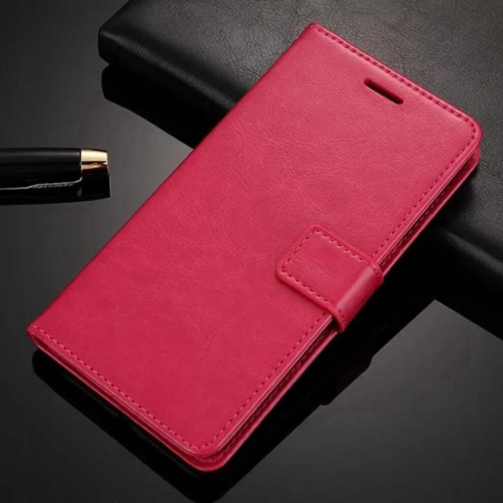 (pink, Samsung A55) Classic Book Style Stand Flip Wallet Leather Phone Case Cover Card Slot For Samsung Galaxy A05 A15 A25 A35 A55 A24 A34 A54 5g A53