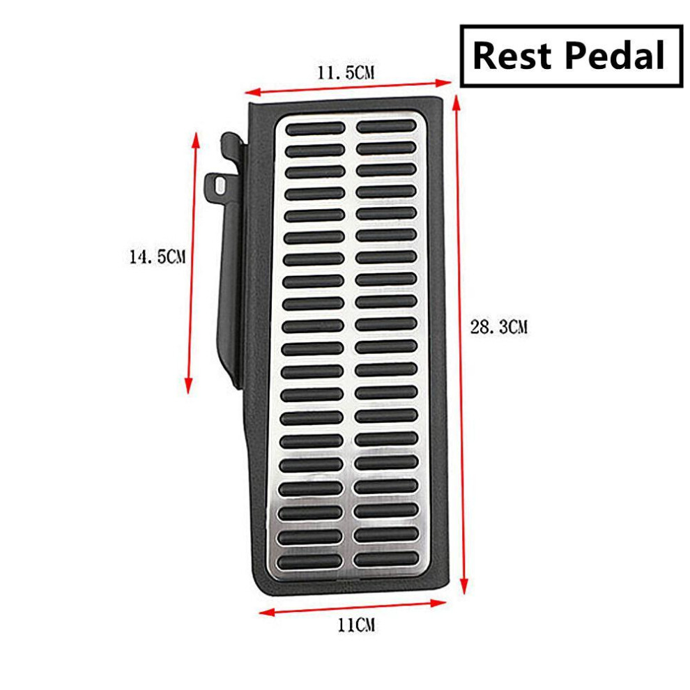 (Rest Pedal) Car Pedal Cover For Vw Jetta Mk5 Golf 5 6 Scirocco Rabbit Eos Tiguan For Seat Altea Leon Toledo For Skoda Octavia A5 Superb Yeti