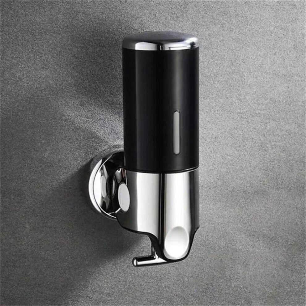 (black) Bathroom Foam Soap Dispenser Hand Sanitizer Holder Wall Mount Soap Shampoo Liquid Dispenser Bathroom Accessories Lxy