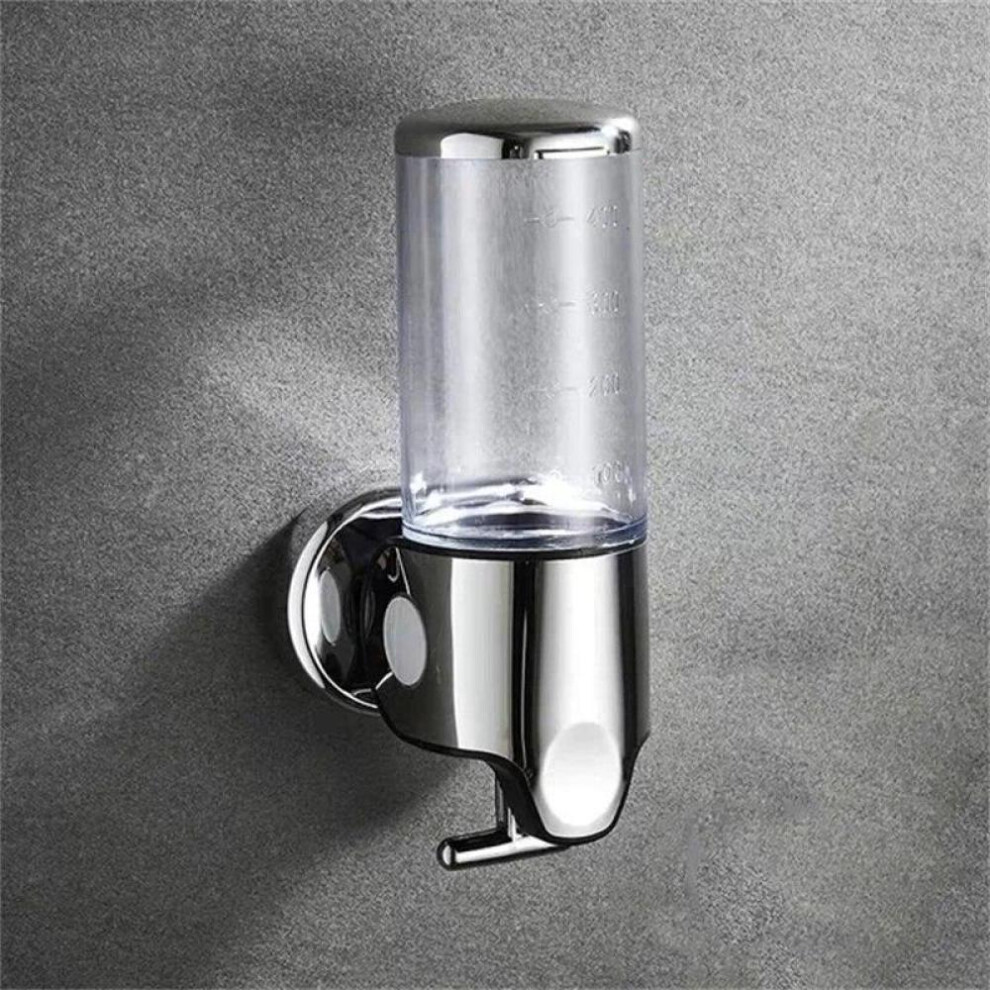 (clear) Bathroom Foam Soap Dispenser Hand Sanitizer Holder Wall Mount Soap Shampoo Liquid Dispenser Bathroom Accessories Lxy