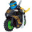 8pcs/set Phantom Ninja Motorcycle Figures Sets Toys 3