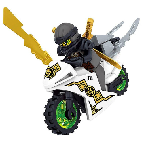 8pcs/set Phantom Ninja Motorcycle Figures Sets Toys 1