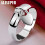 (9#) 925 Sterling Silver Heart Lock Ring Jewelry 4