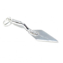 Trowel Sterling Silver Charm .925 X 1 Archeology Mason Builder Charms - 8252