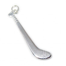 Hurley Stick Sterling Silver Charm Pendant .925 X 1 Hurling Charms - 8238