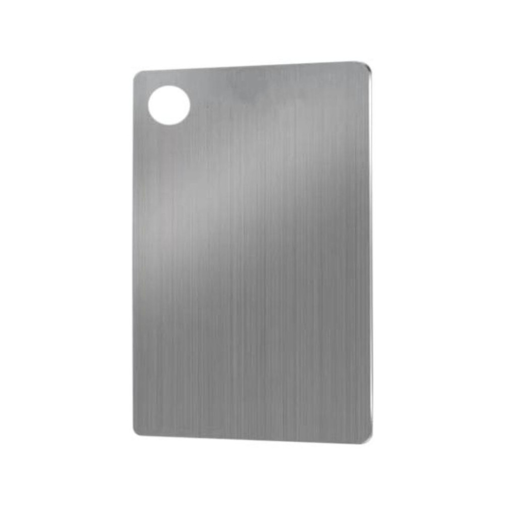 (as the picture, XS) Stainless Steel Cutting Board Large Non-slip Pastry Board For Kitchen Dual-sided Chopping Board Easy To Clean Multiple Sizes Available Cutting Mats