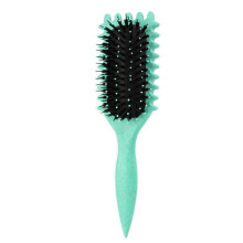 (green, One Size) Curly Defining Hair Brush for Curly Hair , Boar Define Styling brushing for waves, Shaping and Defining Curls for Women Girls