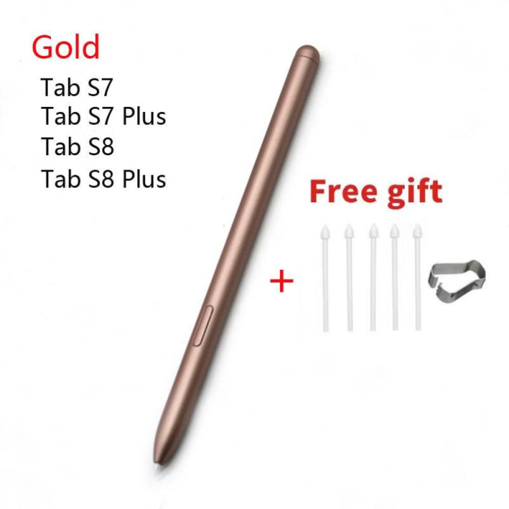 (gold) For Samsung Tablet Stylus S Pen For Tab S6 Lite S6lite S7fe S7 S7plus S8 S8plus S8 Ultra Touch Drawing Stylus Active Pen +