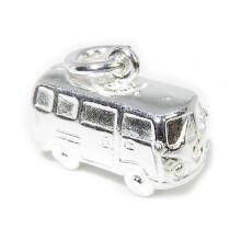 Camper Van Sterling Silver Charm .925 X 1 Campers Vans Charms - 8327