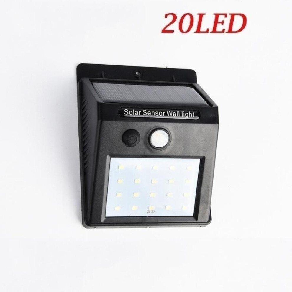 (white, mini) New Solar Lights Outdoor 100 Led/3 Modes 270 Lighting Angle Solar Motion Sensor Outdoor Light Ip65 Waterproof Wall Lamp