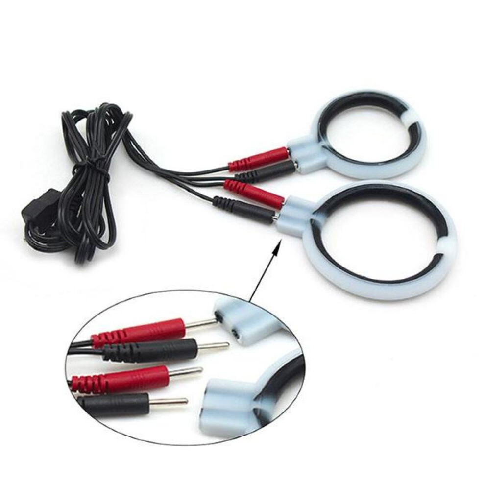 (2) Electronic Pulse Stimulate Penis Massager Massage Vibrating Butt Stimulators Electric Sex Toy Electro Shock Bullet Anal