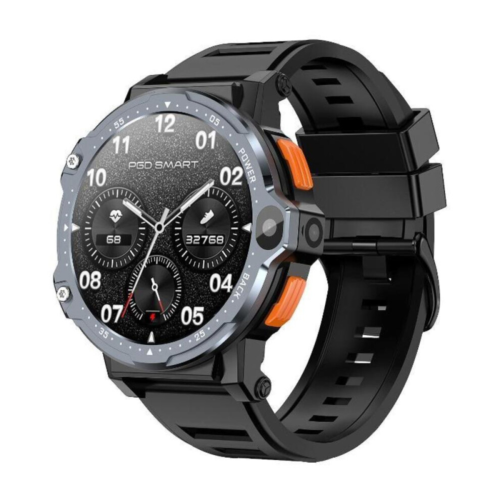 (black, 2GB&16GB) Rainbuvvy Pg999 4g Smartwatch 1.54 Inch Android 8.1 Dual Camera Ram 2gb Rom 16gb Wifi Gps 800mah Single Sim Smart Watch Phone