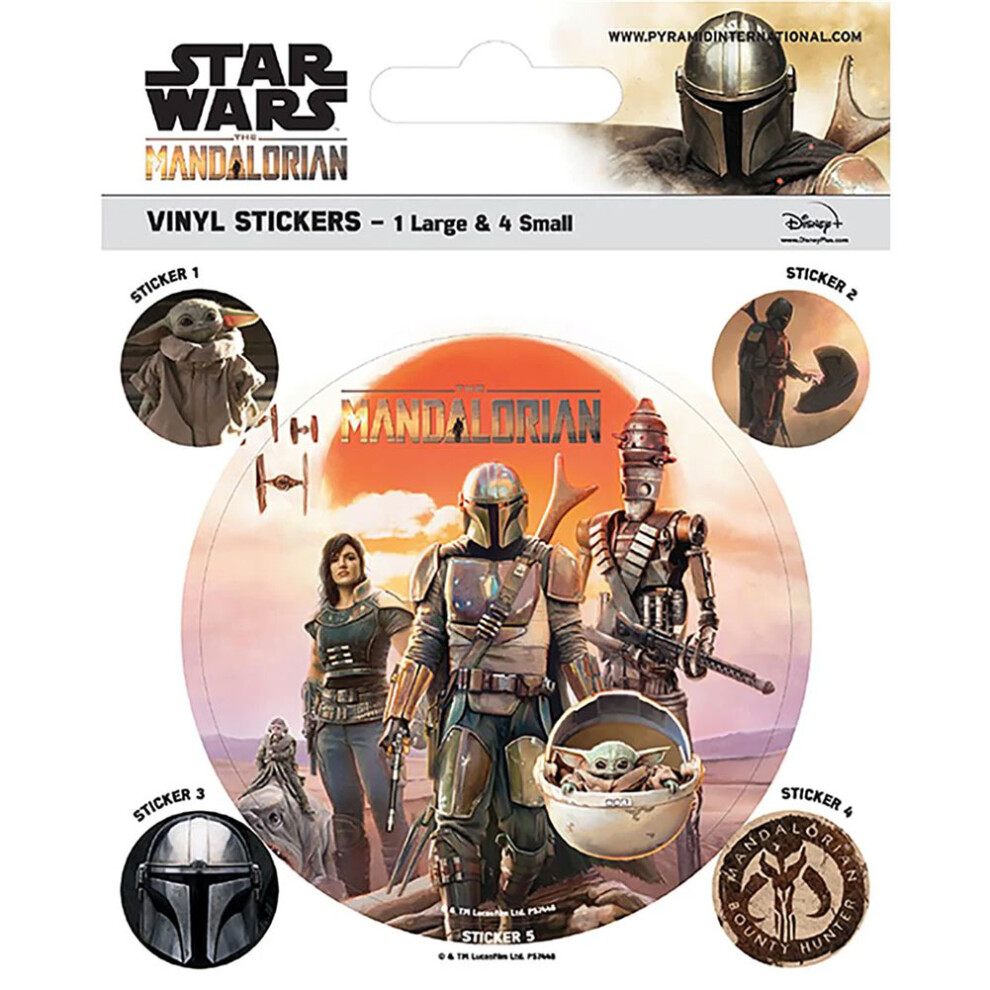 Star Wars Star Wars: The Mandalorian Legacy Stickers Official Licensed Product