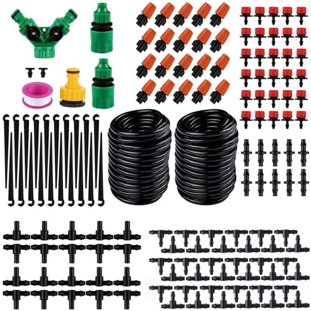 (5M) Mist Cooling Automatic Irrigation System Drip Irrigation System Garden Plant Automatic Watering