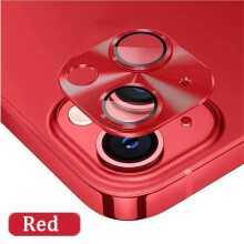 (red, For iPhone 11) Luxury Metal Camera Lens Protector for iPhone 16 15 14 Plus 13 12 11 Pro Max 16Pro 15Pro Tempered Glass Camera Lens Film