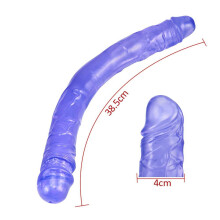 (M) Soft Dildo Double Long Realistic Dildos RUNYU Cock Lesbian Vaginal Anal Plug Penis For Women Dildos Sex Toys