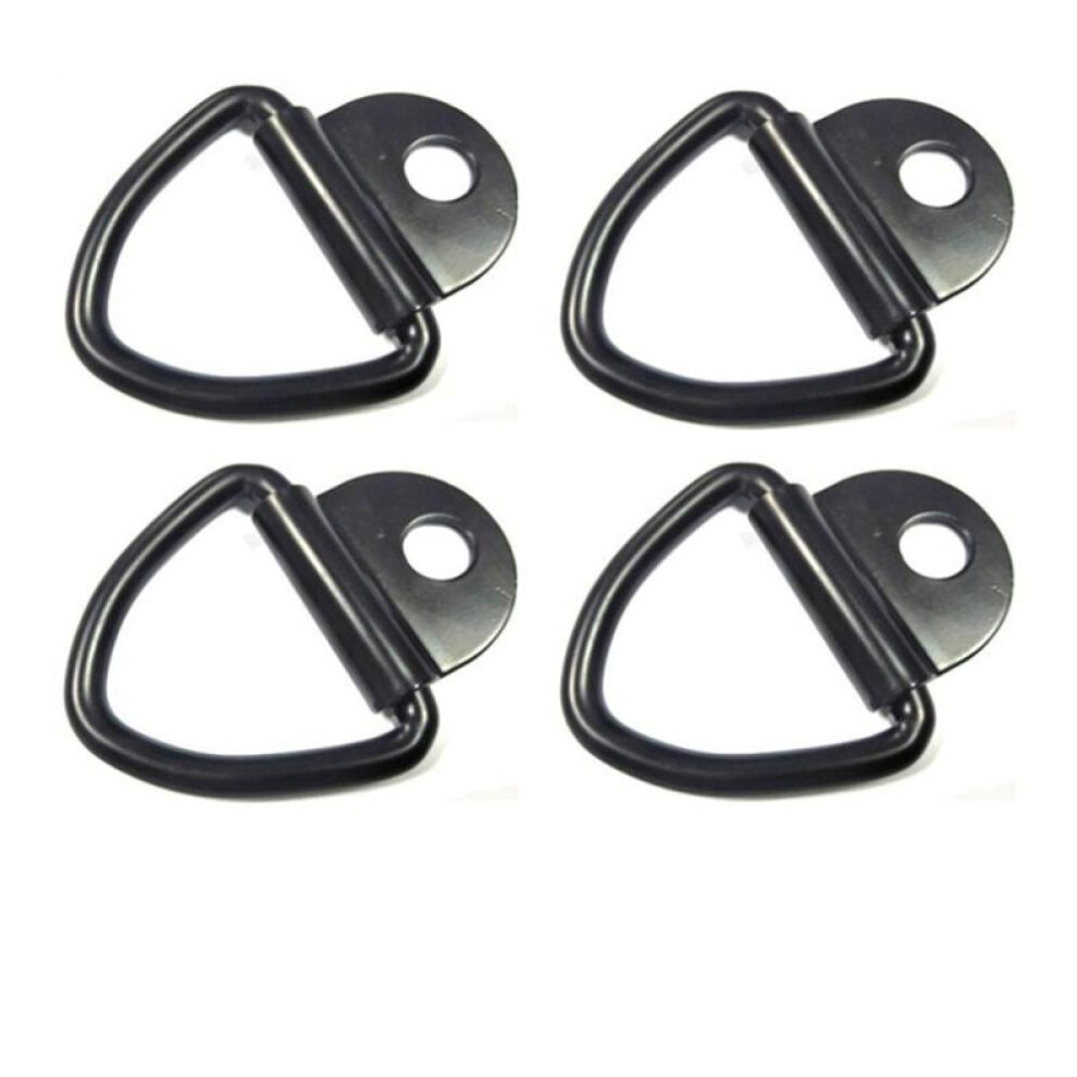 (4PCS) 4pcs V Rings Hook Tie Down Ring Load Anchor Trailer Forged Lashing Ring Of Anchor