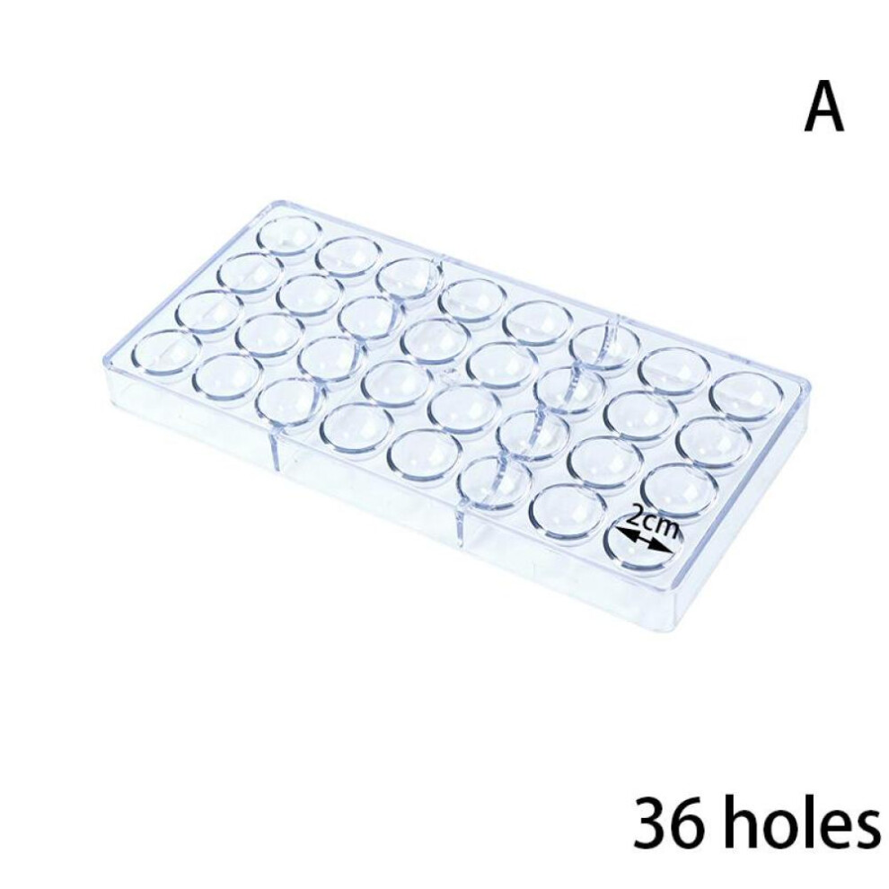 (transparent, 12cm) 3D Chocolate Mold Polycarbonate Sphere Ball Thick Cake Molds Chocolate Mould