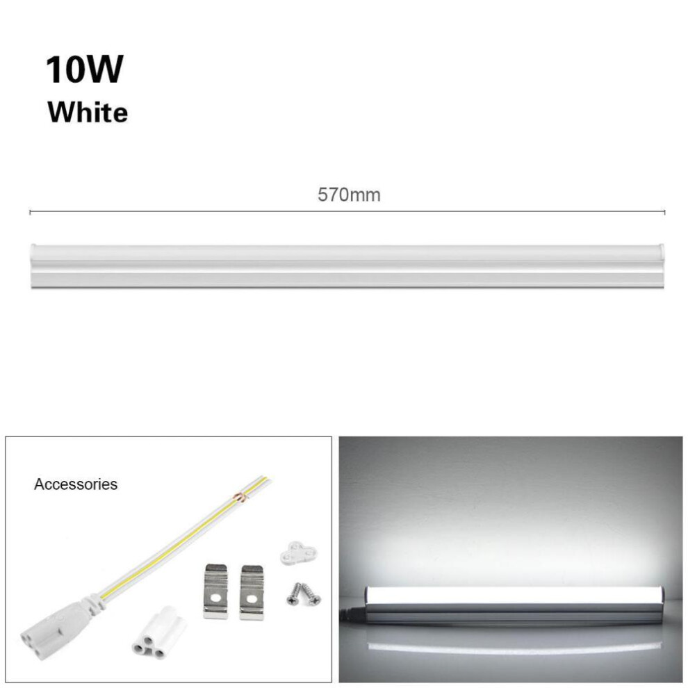 (white, 10W) T5 Led Tube Wall Lamp  220v T5 Led Bulb Led Cabinet Light 6w 10w 29cm 57cm Fluorescent T5 Tube Decor Closet Kitchen Lighting