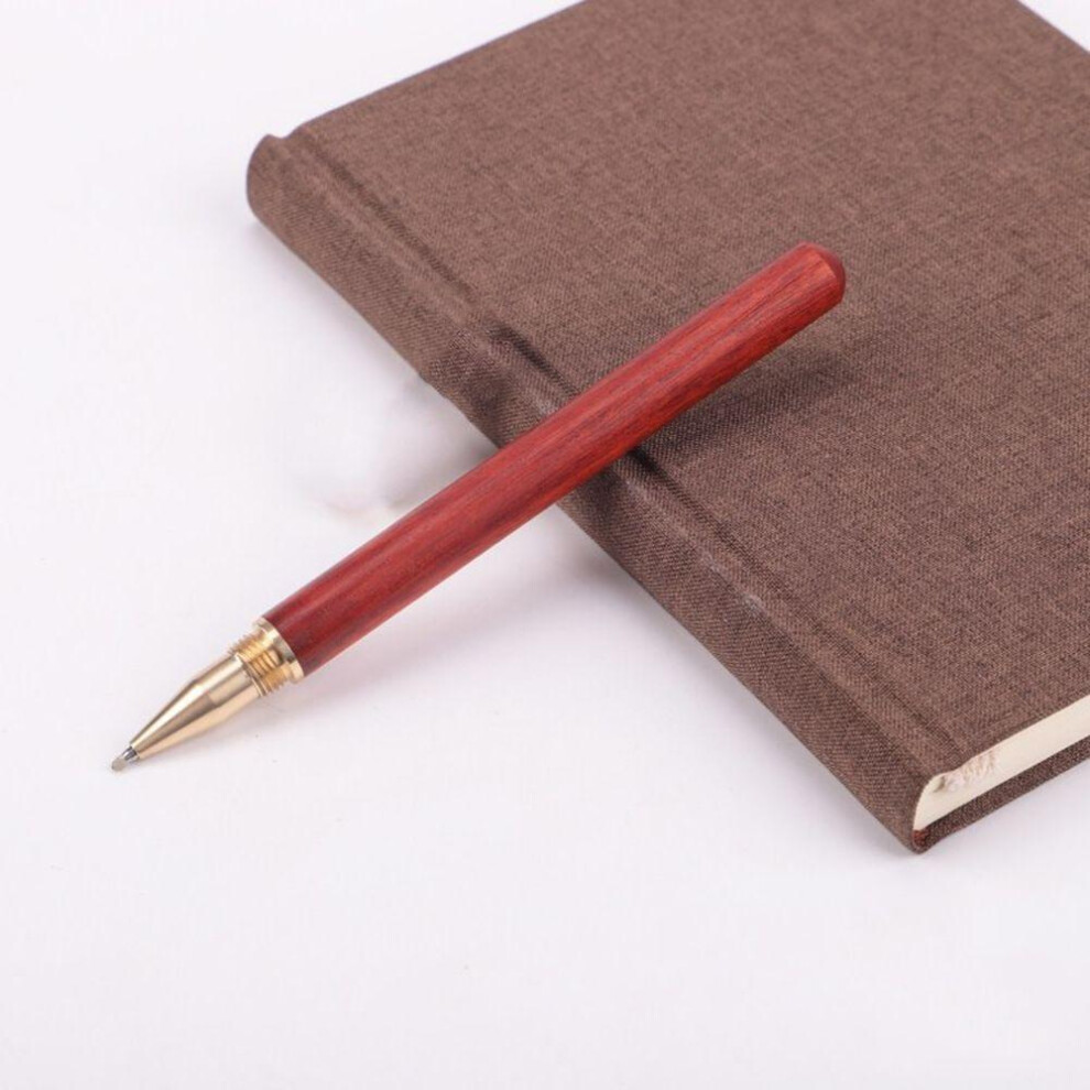 (D) Writing Tools Stationery Ballpoint Wood Rollerball Pen Roller Ball Pen Metal Gel Pen Brass Pen