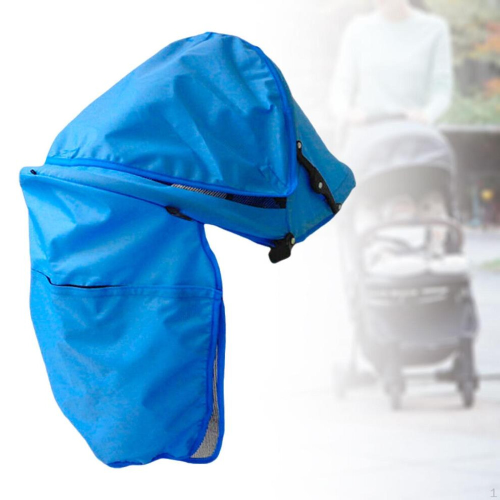 (blue) Baby Stroller Sun Cover Extender,sun Protection Shade Cover,pram For