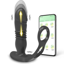 (#2 no box) Wireless Remote Control Anal Plug Vibrators for Men Prostate Stimulator Male Telescopic Vibrator Massager Butt Plug Sex Toys