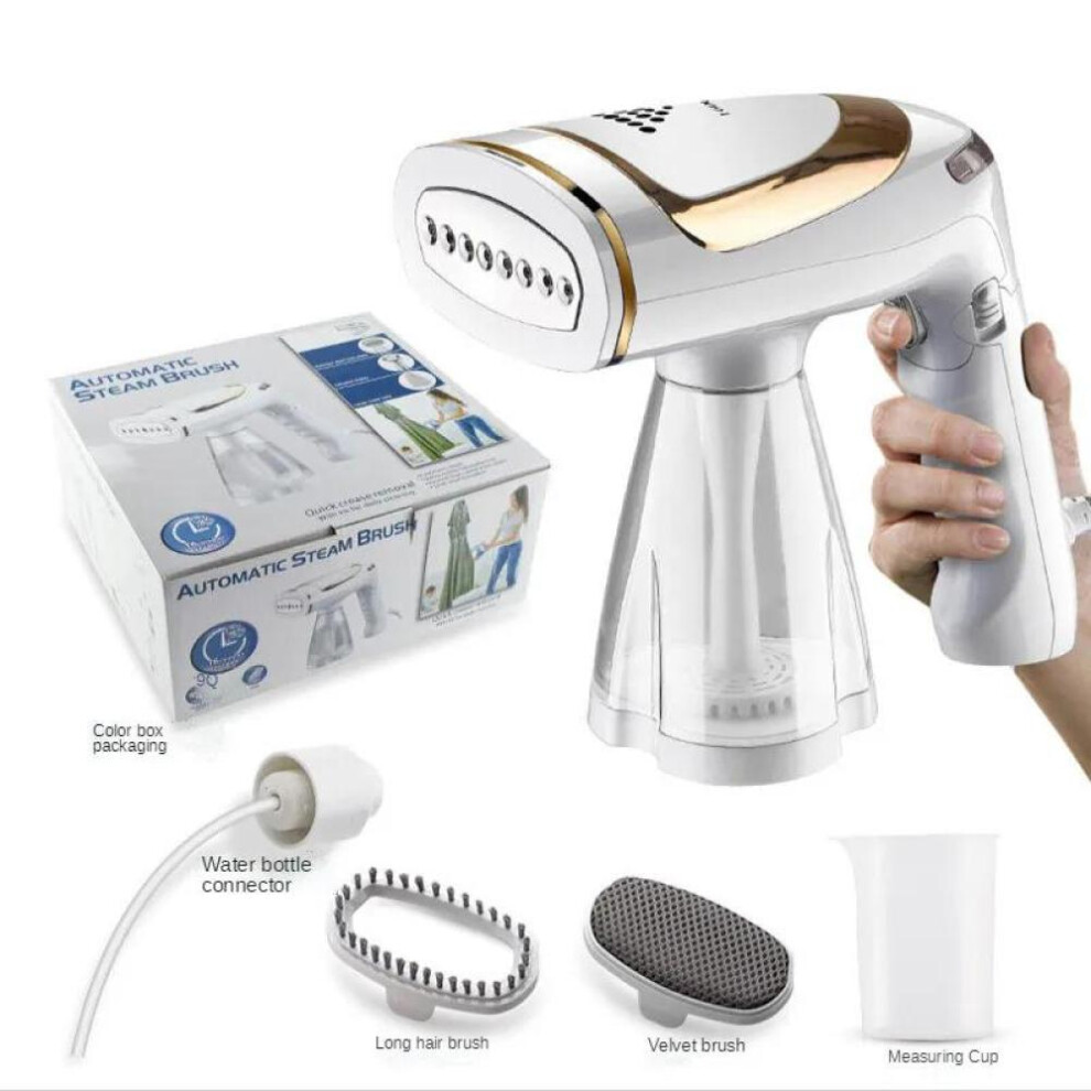 (US Plug) 1600w Portable Foldable Small Iron Garment Steamer For Travel Home With Powerful Steam Handheld Compact For Clothing Fabric Household Home Appliance