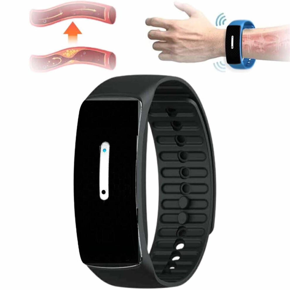 (black, One Size) Wristband, Bracelets, Tremor Wristband, Body Shape Wristband For Men Women